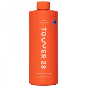 Towe 28 Beauty 타워28 뷰티 점보 SOS 데일리 레스큐 페이셜 스프레이 리필, 16 oz / 480 mL, 1개, 480ml