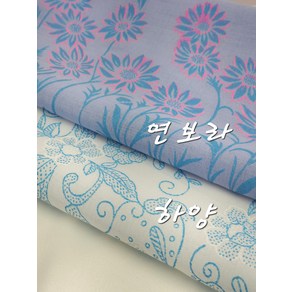 폴리 한복원단 철릭 커튼 가람막 설매화2종, 1개