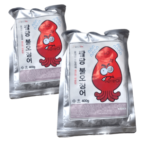 팔당 불오징어 볶음 비법소스 매운맛 캠핑요리, 기본, 400g, 2팩, 1개