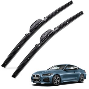 BMW 4시리즈 전차종 순정(호환)형 자동차 프리미엄 하이브리드 와이퍼 윈도우브러쉬 1+1세트, 4시리즈 F36-PR600+450mm커넥터B1