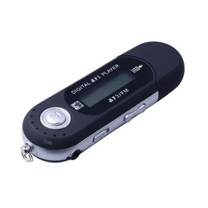 미니 MP3 플레이어 USB 2.0 플래시 드라이브 LCD 음악 FM 라디오 기능, [03] 16GB, [01] Black, 01 Black_03 16GB