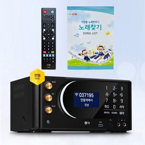 TJ미디어 TKR-370HK 태진노래방 가정용 노래반주기 6만여곡 악보표출 블루투스기능 책+리모콘 포함