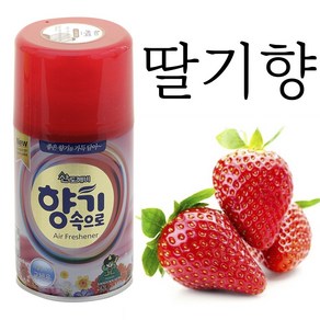 산도깨비 향캔 X 6개 - 딸기향 27가지 다양한 리필향캔 방향캔 방향제, 290ml