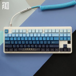 사오파오 GMK 문라이즈 st 키캡 PBT XDA 5면 염료승화 (130키)