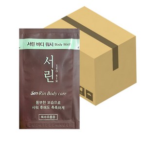 댕기머리 서린 바디워시 8mlX1000개입(1박스) 일회용 여행용, 1000개, 8ml