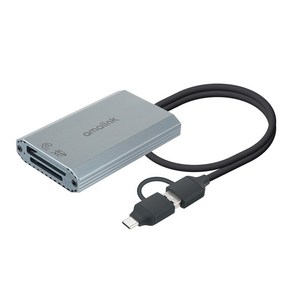 컴스 USB 3.2 Gen2 CF express Type B & UHS-II SDXC SDHC 듀얼슬롯 카드리더기