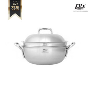 [정품] AMT 316Ti 통5중 샤프 파티웍 24cm, 1개