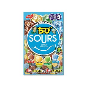 SOURS 사와즈 4가지 음료맛 젤리, 1개, 80g