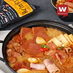 [외갓집] 서정리 부대찌개 1kg X 4팩 (라면사리 2개 증정), 4개