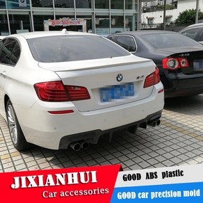 f10 f18 스포일러 2012-2015 bmw 5 시리즈 520i 320li 525li 528i 스포일러 abs 플라스틱 소재 ca ea wing colo 리어