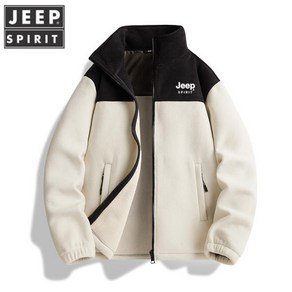 JEEP SPIRIT 플리스자켓 남여공용 기모 후리스, 다크그레이