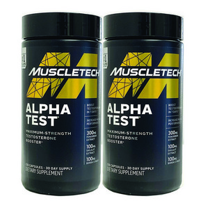 Muscletech Alpha test For men 알파 테스트 120캡슐 X 2개