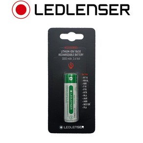 LED LENSER 충전용 Li-ion 18650 배터리 No.7704, 1개