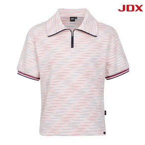 [제이디엑스] JDX 골프 여름신상 여성 멀티컬러 JQD 반집업 티셔츠 X2TSV6556