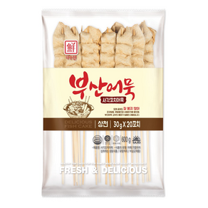 사조 대림선 사각 꼬치 어묵, 600g, 2개