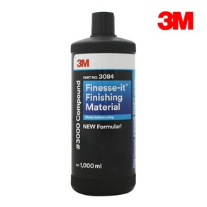 3M 퍼펙트-잇 3000방 컴파운드 PN3084 광택도장면 보수 코팅, 1L, 1개