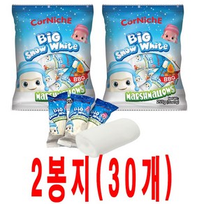 빅 스노우 화이트 마시멜로우 30개, 255g, 2개