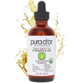 퓨라도르 비타민 E 오일 PURA DOR Vitamin E Oil 118ml, 1개, 퓨라도르 오일