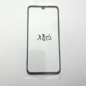 호환 외부 스크린 전면 터치 패널 LCD 디스플레이 아웃 유리 커버 LG G8X / V50S ThinQ 렌즈 호환 부품, 01 Black, 1개