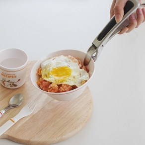 뚝배기 냄비 집게 [논슬립 패드 장착], 블랙, 1개