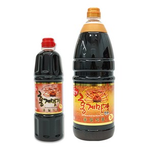 홍게맛장 소스 골드 1.8L +홍게맛장 소스 레드 900ml 홍게 조미료 맛간장, 2700ml, 1세트