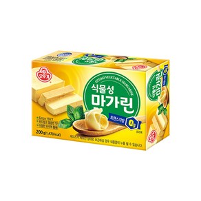 오뚜기 식물성 마아가린, 200g, 5개