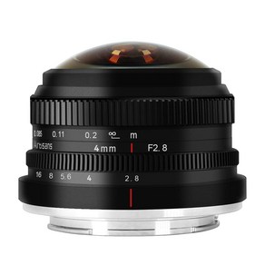 7artisans 7장인 4mm F2.8 어안 렌즈 225도 초광각 원형