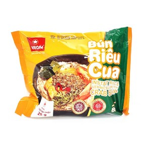 베트남 VIFON 비폰 분리꾸아 크랩 스프 게살 쌀국수 80g /VIETNAM INSTANT RICE VERMICELLI WITH CRAB SOUP NOODLES, 1개