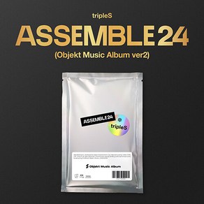 [Objekt Music Album ve2] [tipleS] 트리플에스 정규 1집 ASSEMBLE24 / 트랙리스트QR엽서+더블클래스오브젝 / CD아님