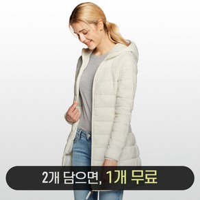 [1+1] [옵션 2개 / 쿠폰적용 필수] 테슬라 빅사이즈 패커블 웰론 경량패딩 롱 자켓