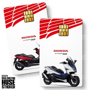 혼다 포르자350 카드데칼 바이크데칼 카드스티커 오토바이 HONDA FORZA, HG036, IC칩 일반