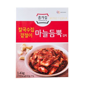 종가집 마늘김치 1.4kg, 1개