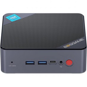 미니 PC N100 인텔 12th 컴퓨터 윈도우 11 프로 16GB DDR4 RAM 512GB PCIe x1 SSD 듀얼 HDMIType-C 6W TDP 콰이어트 WIFI5 오