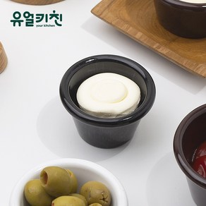 예쁜 미니 PC 소스볼 (검정 흰색 갈색), 1oz, 1개