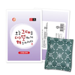 해피데이 (포켓) 핫팩 80g (20개), 20개