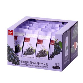 젤리블리 블랙사파이어포도(20입), 1개, 1.2kg