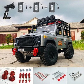 RTR 버전 WPL RC 자동차 및 MN99S 모델 D90 디펜더 픽업 리모컨 트럭 장난감 1:12 체중계 2.4G 4WD MN99S, 12)9, 1개