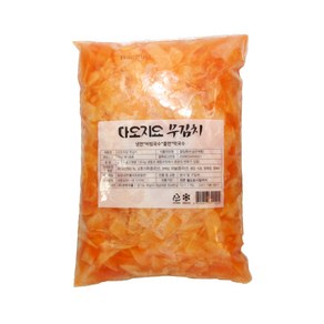 다오 냉면 무김치 2.5kg 식당용 기본반찬 냉면용 냉면재료 무절임 김치 반찬용, 1개