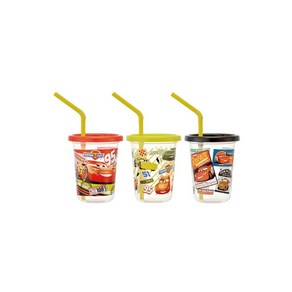 [돌앤돌스] 스케이터 카21 스트로 텀블러 3P 세트 230ML-캐릭터 빨대컵 야외, 3개, 단품