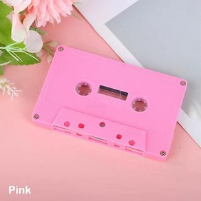 레코딩 녹음용 공테이프 tape 카세트테이프, 핑크