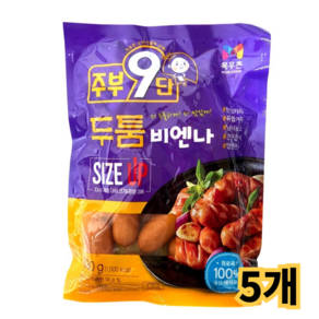 목우촌 주부9단 두툼비엔나 일반박스 발송 /냉장, 330g, 5개