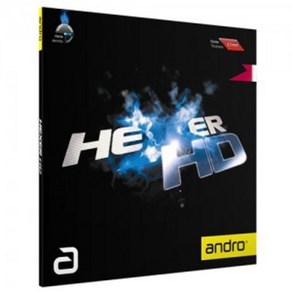 [ANDRO] 안드로 헥서 HD (HEXER HD) 평면러버, BLACK 2.1mm, 1개