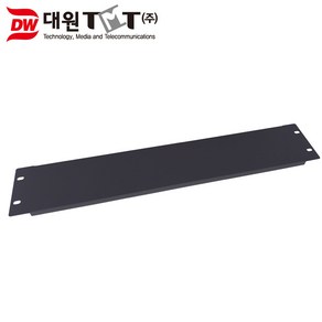 대원TMT 2U 블랭크 판넬 블랙 DW-2UBKBLANK, 1