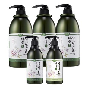 더블모 어성초샴푸 5종 세트 1000ml x 3 + 미스트 모발팩 샴푸300ml 중 2개 한방 두피 대용량