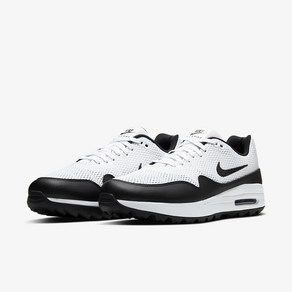 나이키 에어맥스 블랙화이트 스파이크리스 골프화 Nike Ai Max 1 Black White Spikeless Golf Shoes