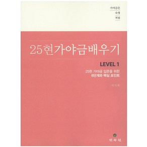 가야금은 숙명처럼25현 가야금 배우기 Level 1:25현 가야금 입문을 위한 6단계와 핵심 포인트