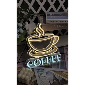 자체제작 LED커피간판 카페간판 커피조명 카페오픈 LED입구조명 포인트 coffee