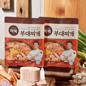 백종원 [백종원] 빽쿡 부대찌개 600g *10팩