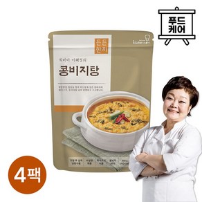 [KT알파쇼핑]든든한끼 빅마마이혜정의 콩비지탕 500g x 4개