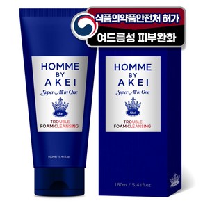 아케이 옴므 슈퍼올인원 여드름완화 폼클렌징 160ml 6개, 1개